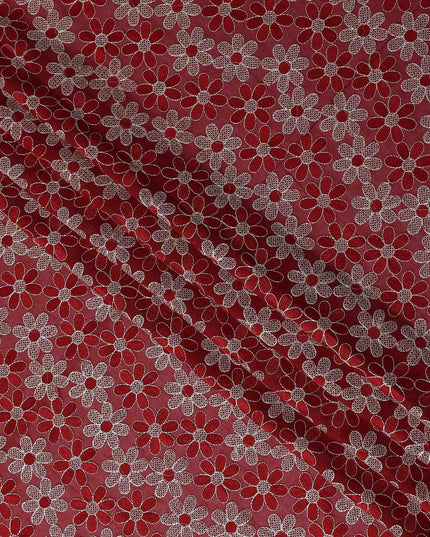 Scarlet Red Cotton Voile Fabric 110cm | Regal Fabrics