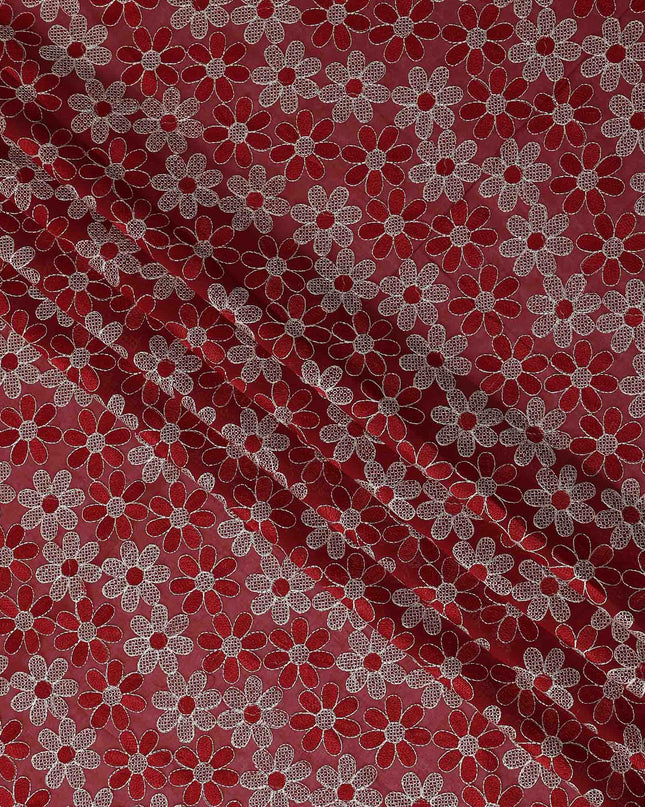 Scarlet Red Cotton Voile Fabric 110cm | Regal Fabrics