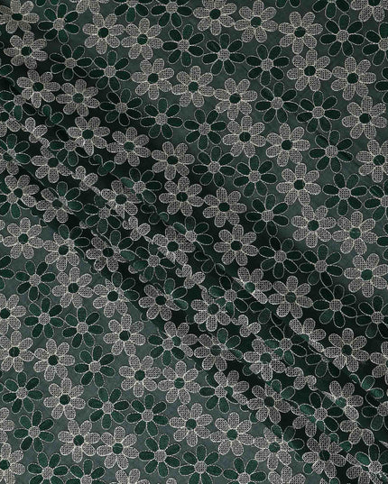 Hunter Green Cotton Voile Fabric 110cm | Regal Fabrics