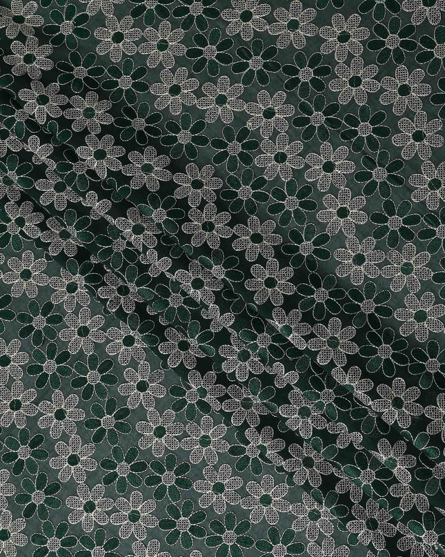 Hunter Green Cotton Voile Fabric 110cm | Regal Fabrics