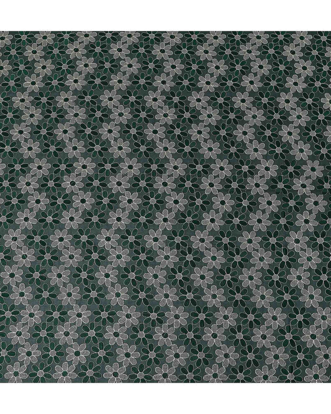 Hunter Green Cotton Voile Fabric 110cm | Regal Fabrics