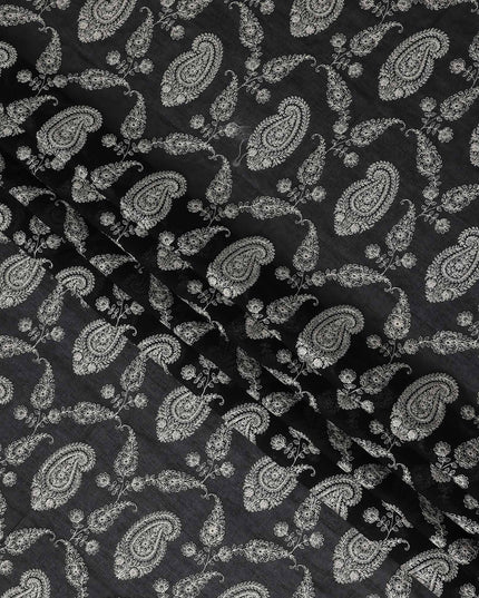 Charcoal Grey Cotton Voile Fabric 110cm | Regal Fabrics