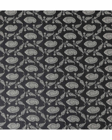 Charcoal Grey Cotton Voile Fabric 110cm | Regal Fabrics