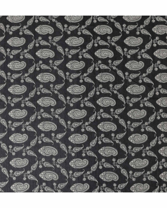 Charcoal Grey Cotton Voile Fabric 110cm | Regal Fabrics