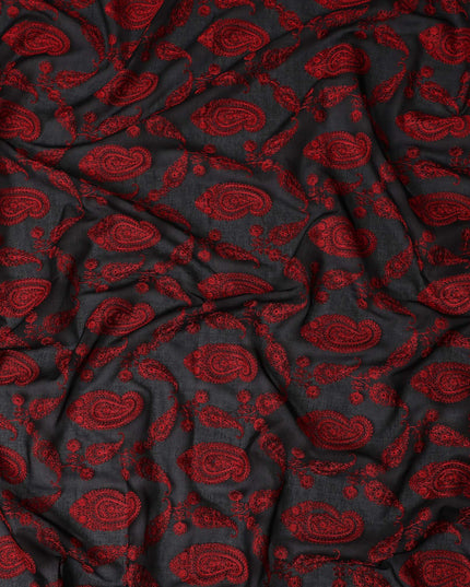 Maroon Red Cotton Voile Fabric 110cm | Regal Fabrics
