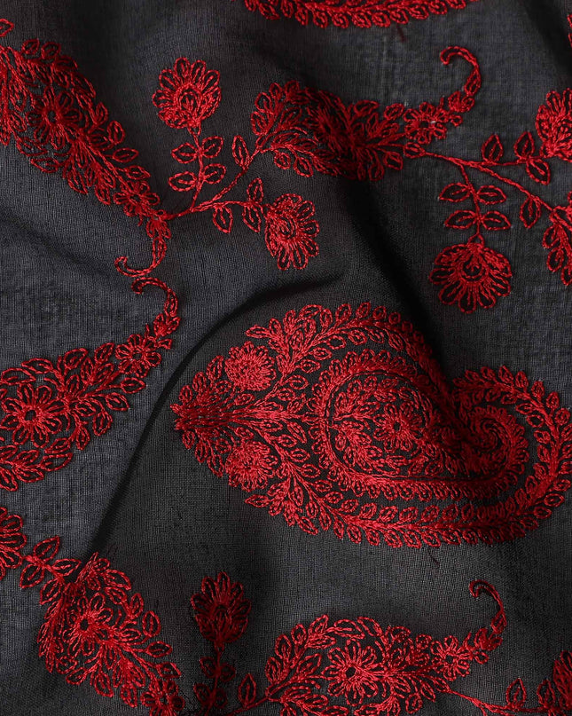 Maroon Red Cotton Voile Fabric 110cm | Regal Fabrics