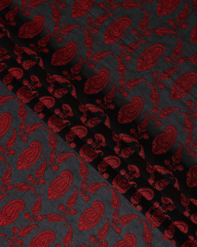 Maroon Red Cotton Voile Fabric 110cm | Regal Fabrics