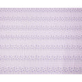 Lavender Floral Printed Cotton Voile Embroidery Fabric with Striped Design, 110 Cms Width, India-D25205