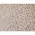Blush Pink Gold Metallic Floral Embroidered Design Premium Silk Chiffon Fabric, 110 Cms Width, Made in South Korea-D25973