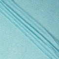 Turquoise Blue Silk Georgette Sequin Fabric 110cm