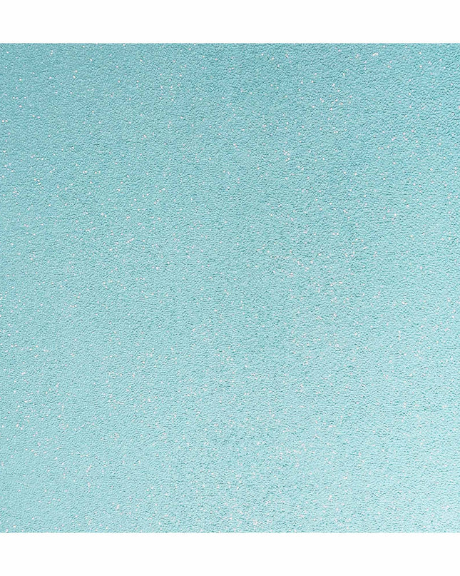 Turquoise Blue Silk Georgette Sequin Fabric 110cm