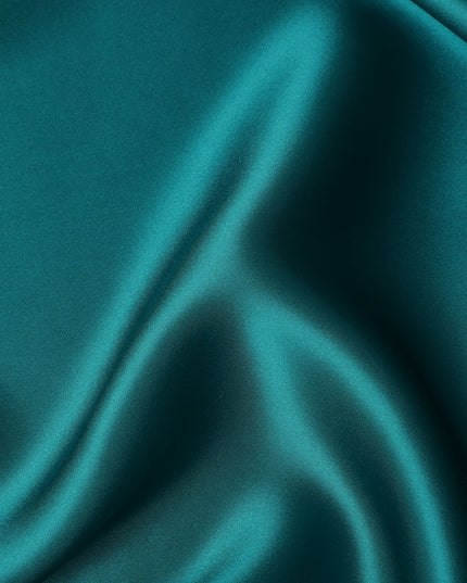 Green Plain Silk Satin Fabric 110cm | Chinese