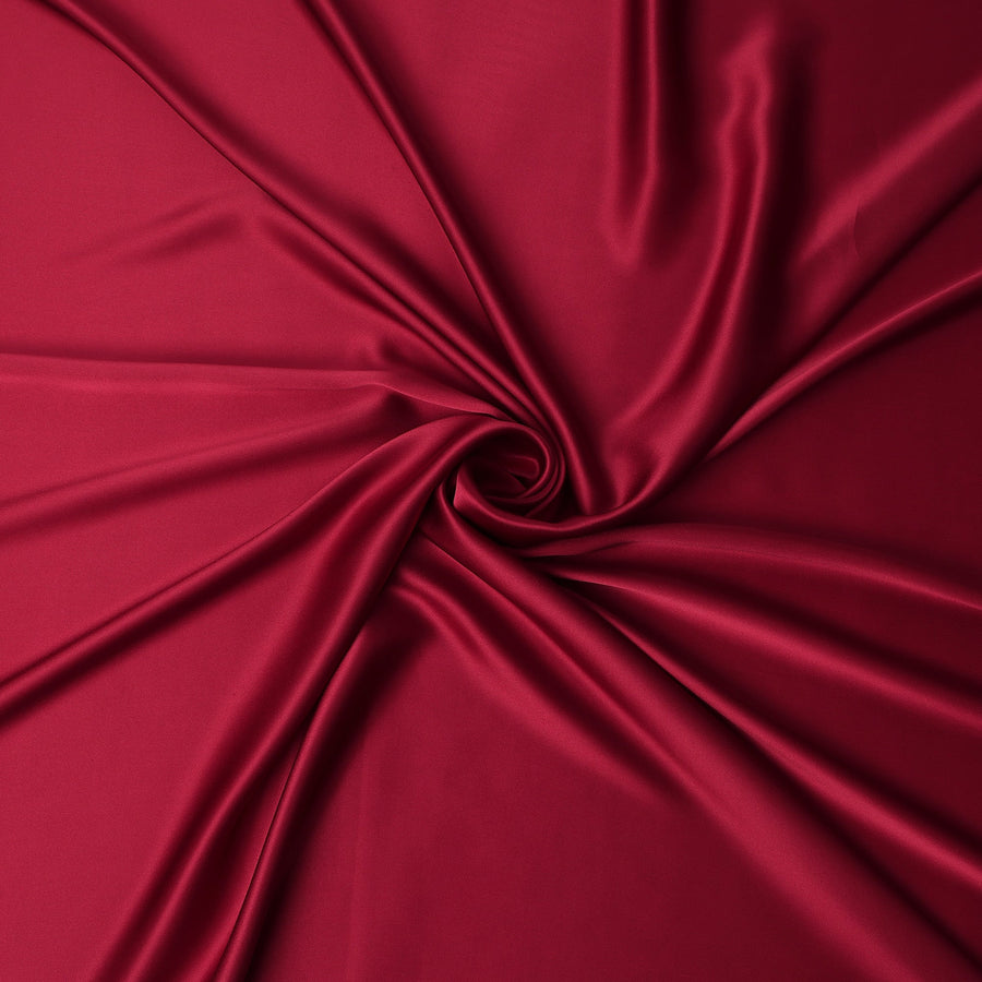 Red Plain Silk Satin Fabric 110cm | Chinese