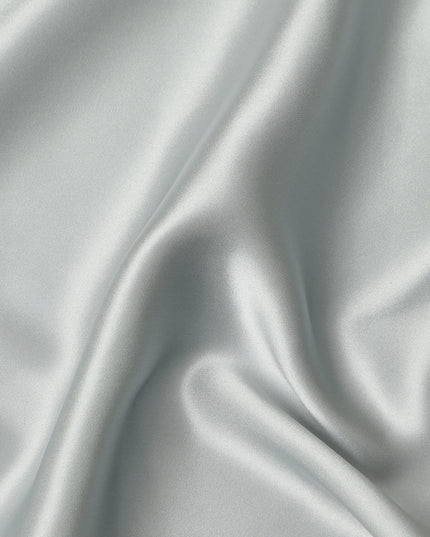 Grey Plain Silk Satin Fabric 110cm | Chinese