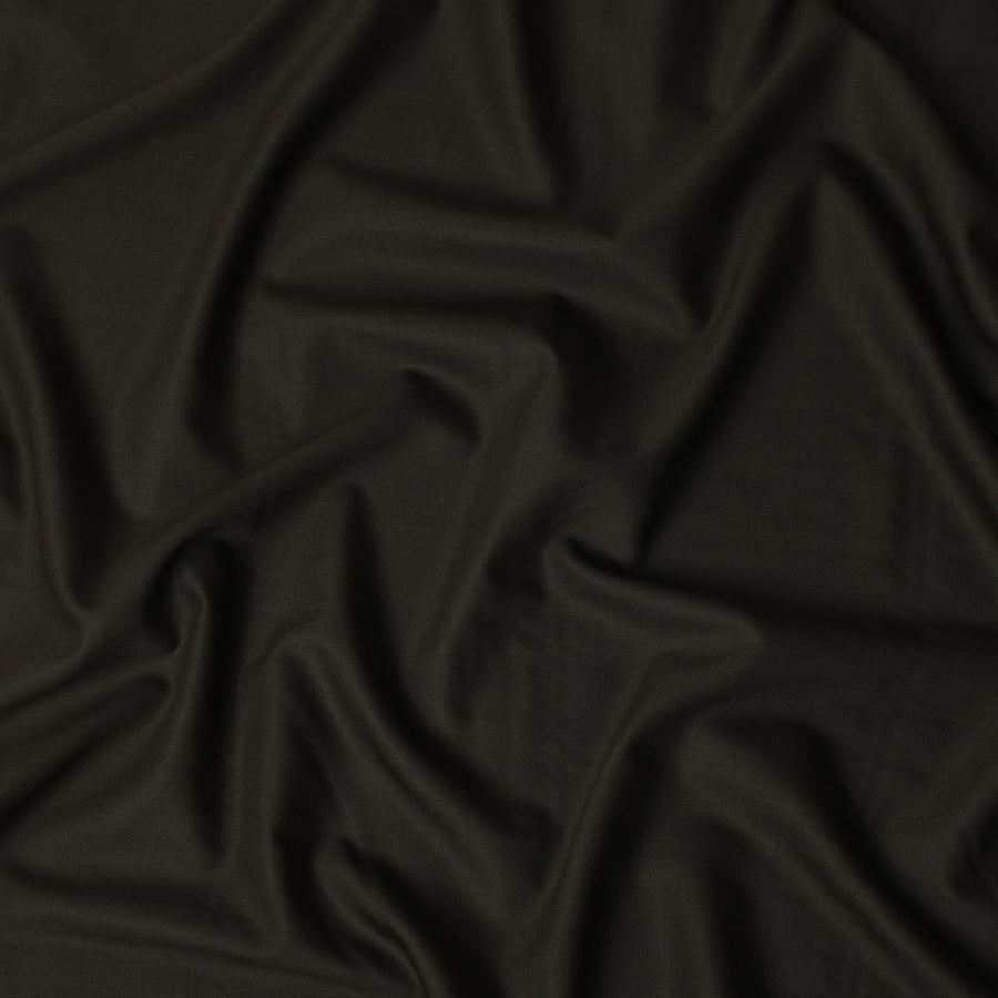 Deep Coffee Brown Premium Blended Poly Wool Suiting Fabric 150 Cm Width Smooth Finish Durable Breathable Wrinkle Resistant Fabric For Suits Blazers Trousers Formal Wear Made In India-D28854 Regal Fabrics