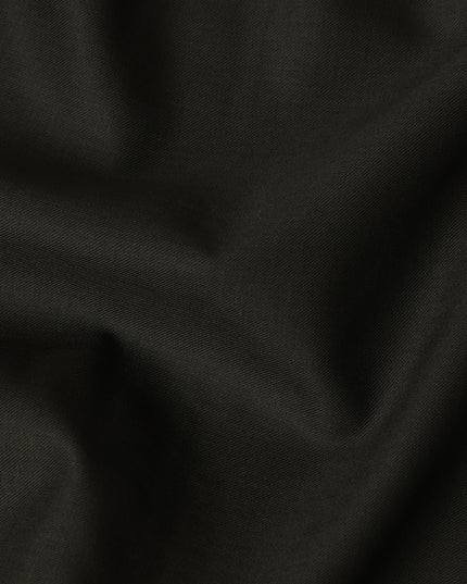 Deep Coffee Brown Premium Blended Poly Wool Suiting Fabric 150 Cm Width Smooth Finish Durable Breathable Wrinkle Resistant Fabric For Suits Blazers Trousers Formal Wear Made In India-D28854 Regal Fabrics