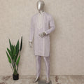 Purple Cotton Silk Men's Kurta Pajama - D29303