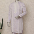 Purple Cotton Silk Men's Kurta Pajama - D29303