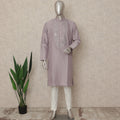 Purple Cotton Silk Men's Kurta Pajama - D29304