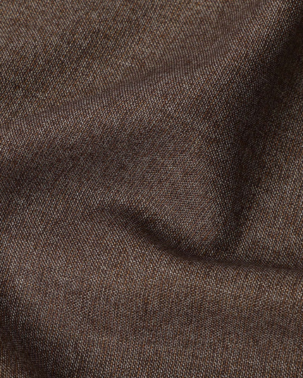 Brown Premium Super 130’s SCABAL English All Wool Suiting Fabric, Width 150 cms, 3.75 Mtrs Cut, Made in United Kingdom-D26787