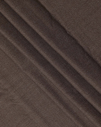 Brown Premium Super 130’s SCABAL English All Wool Suiting Fabric, Width 150 cms, 3.75 Mtrs Cut, Made in United Kingdom-D26787