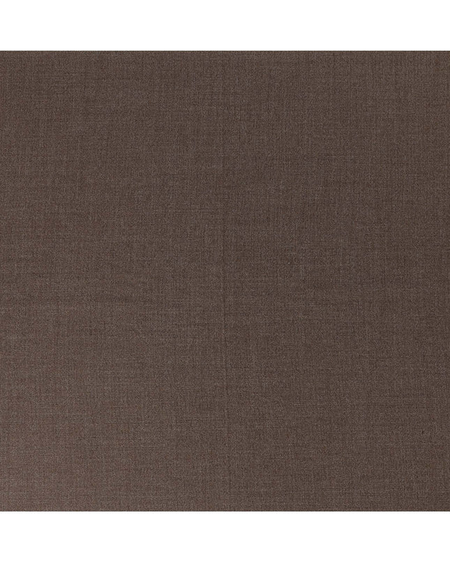 Brown Premium Super 130’s SCABAL English All Wool Suiting Fabric, Width 150 cms, 3.75 Mtrs Cut, Made in United Kingdom-D26787