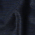 Navy Blue Pinstripe Premium Super 110’s SCABAL English All Wool Suiting Fabric, Width 150 cms, 3.75 Mtrs Cut, Made in United Kingdom-D26782