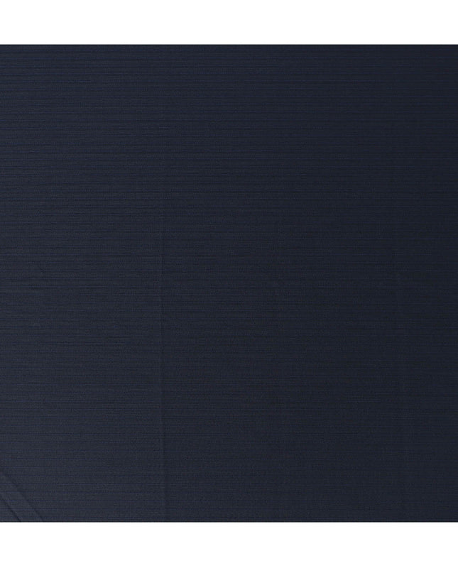Navy Blue Pinstripe Premium Super 110’s SCABAL English All Wool Suiting Fabric, Width 150 cms, 3.75 Mtrs Cut, Made in United Kingdom-D26782