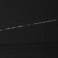 Black Pinstripe Premium Super 100’s SCABAL English Extrafine All Wool Suiting Fabric, Width 150 cms, 3.75 Mtrs Cut, Made in United Kingdom-D26786