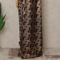 Black Copper Metallic French Chiffon Saree 5.5 Meters Length 110 Cms Width Lightweight Printed Elegant Party Wear Soft Flowy Fabric Premium Quality Without Blouse Piece-D28717 Regal Fabrics
