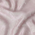 Dusty Mauve Floral Silk Satin Fabric 110cm