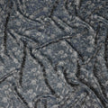 Steel Slate Floral Silk Satin Fabric 110cm