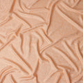 Apricot Peach Abstract Silk Satin Fabric 110cm