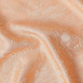 Apricot Peach Abstract Silk Satin Fabric 110cm