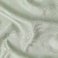 Sage Mint Abstract Silk Satin Fabric 110cm