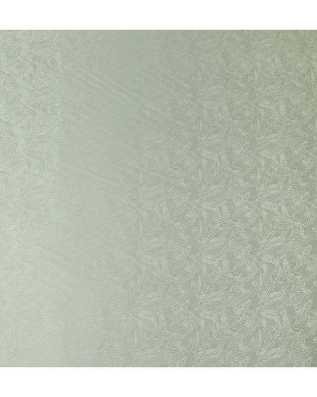 Sage Mint Abstract Silk Satin Fabric 110cm