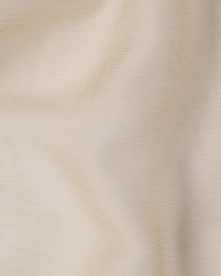 Ivory Cream Silk Chiffon Fabric 110cm | Regal Fabrics