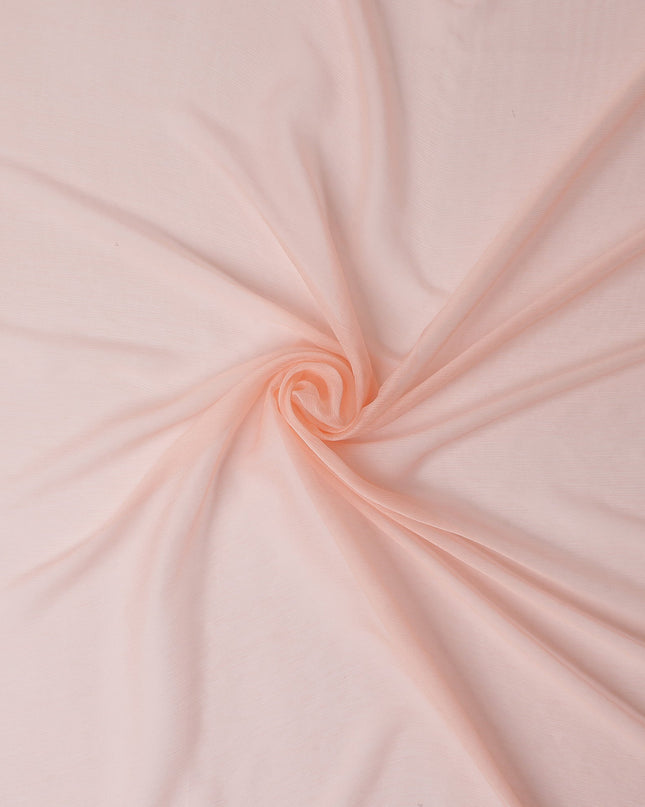 Blush Peach Pink Silk Chiffon Fabric 110cm | Regal Fabrics