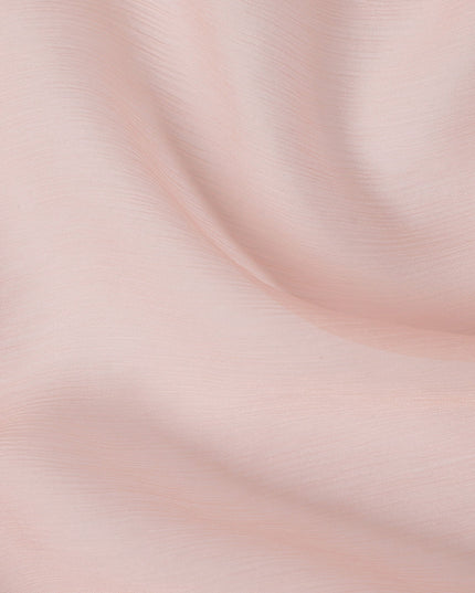 Blush Peach Pink Silk Chiffon Fabric 110cm | Regal Fabrics