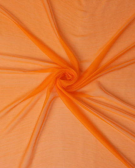 Vivid Orange Silk Chiffon Fabric 110cm | Regal Fabrics