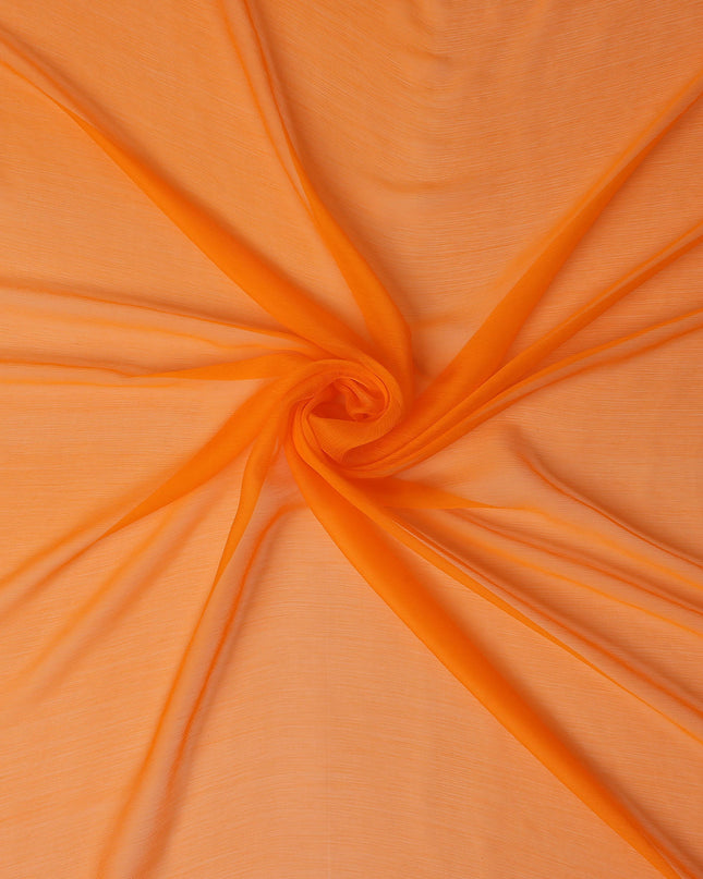 Vivid Orange Silk Chiffon Fabric 110cm | Regal Fabrics
