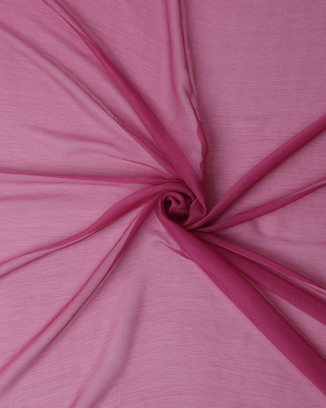 Magenta Berry Pink Silk Chiffon Fabric 110cm | Regal Fabrics