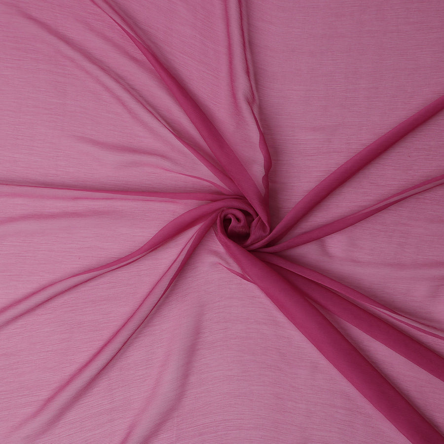 Magenta Berry Pink Silk Chiffon Fabric 110cm | Regal Fabrics