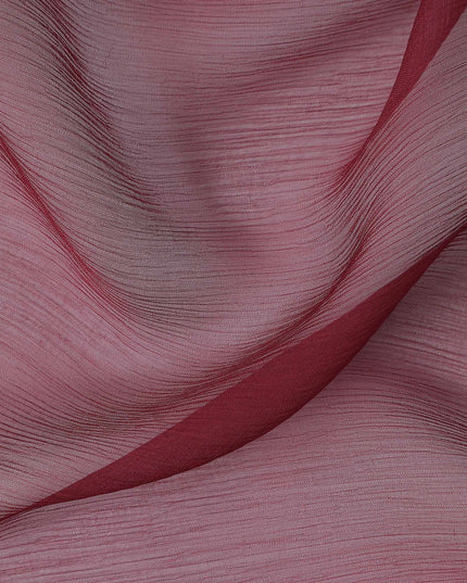 Burgundy Maroon Silk Chiffon Fabric 110cm | Regal Fabrics