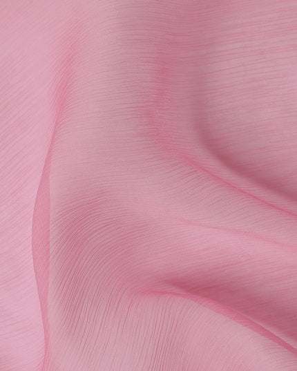 Rose Pink Silk Chiffon Fabric 110cm | Regal Fabrics