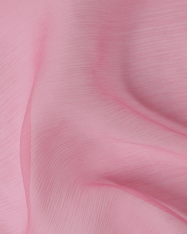 Rose Pink Silk Chiffon Fabric 110cm | Regal Fabrics