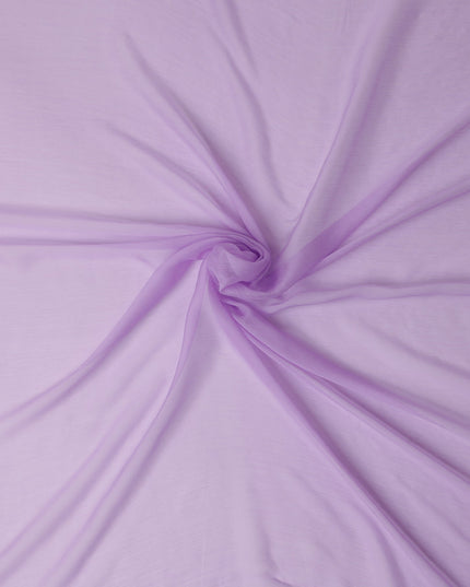 Soft Lavender Silk Chiffon Fabric 110cm | Regal Fabrics