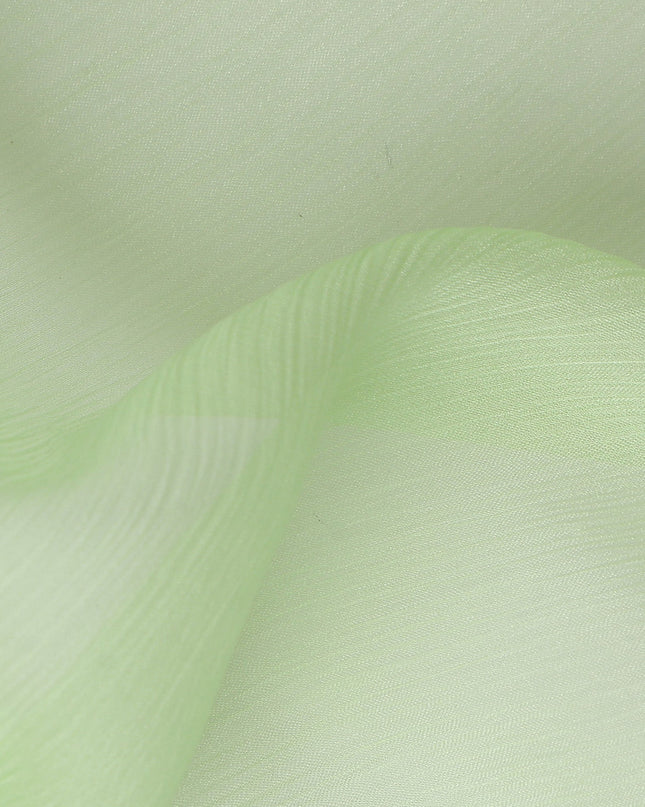 Mint Lime Green Silk Chiffon Fabric 110cm | Regal Fabrics
