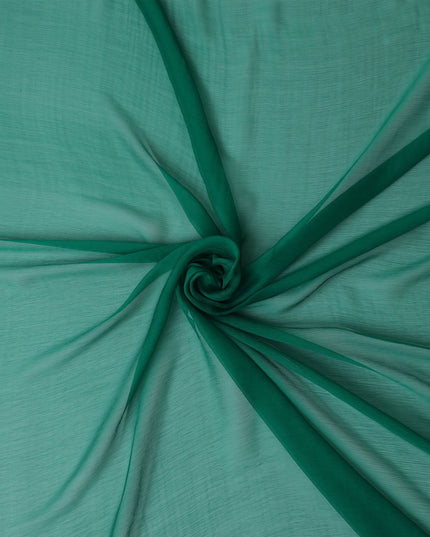 Emerald Green Silk Chiffon Fabric 110cm | Regal Fabrics