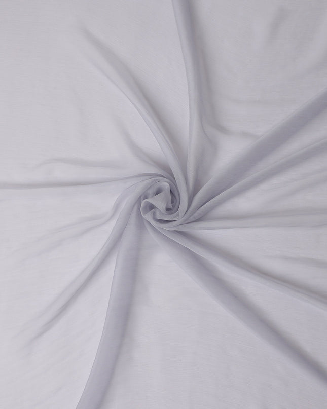 Misty Lilac Grey Silk Chiffon Fabric 110cm | Regal Fabrics